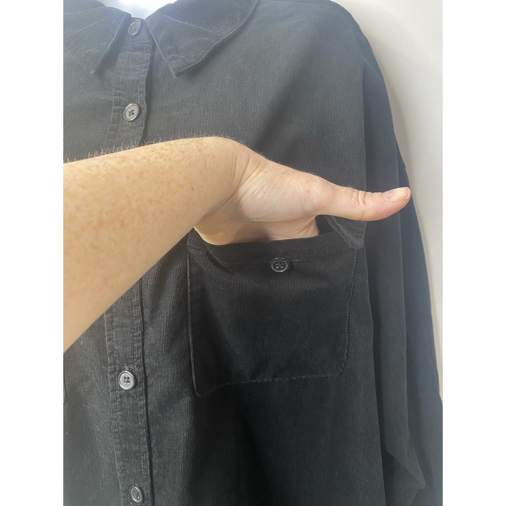 Womens Corduroy Shacket Size 18 Barn Jacket Street Wear Oversized Fall Winter - Picture 5 of 16